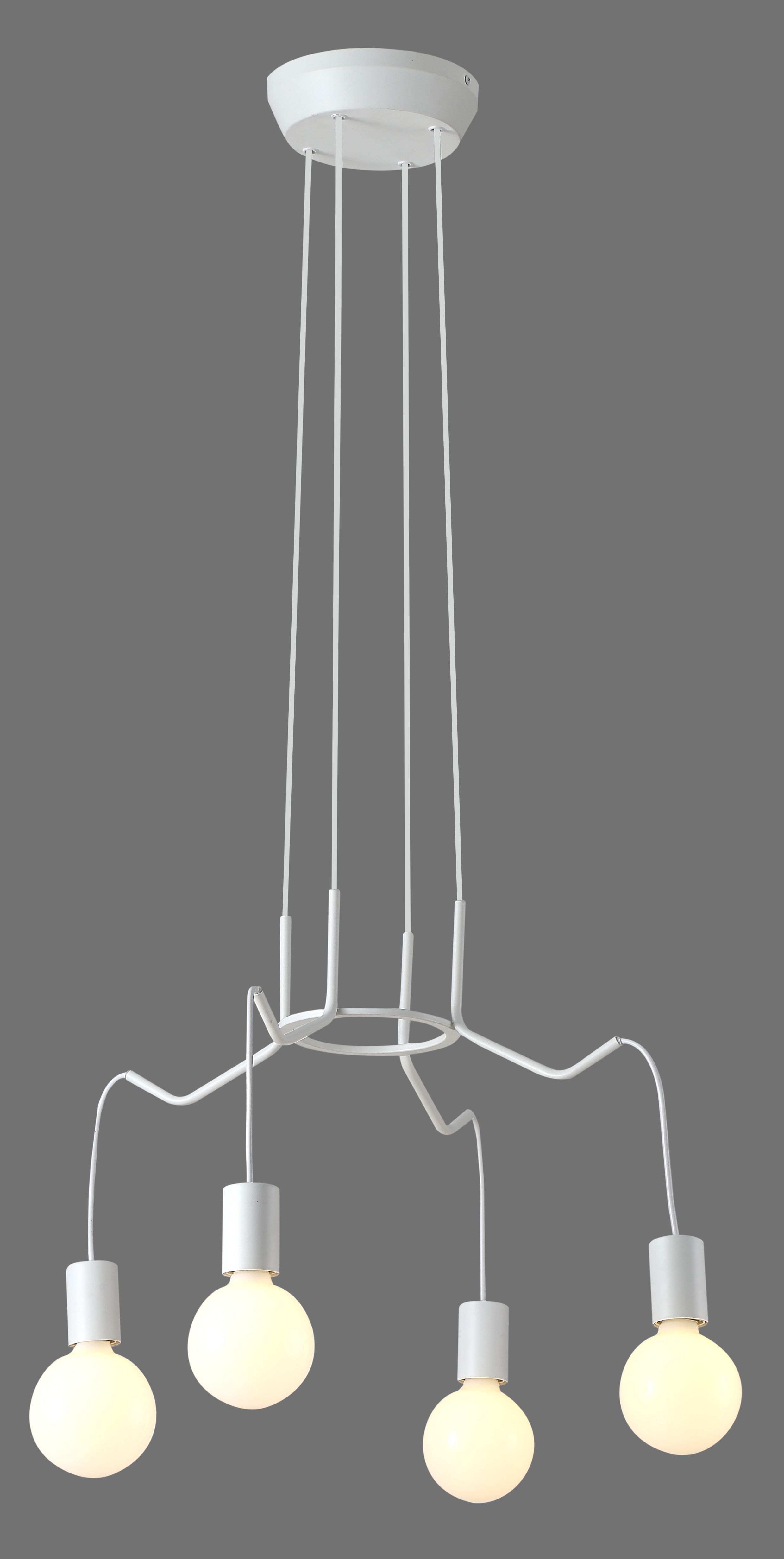 Lampa wisząca Candellux BASSO industrial minimalistyczna biały (34-71002)