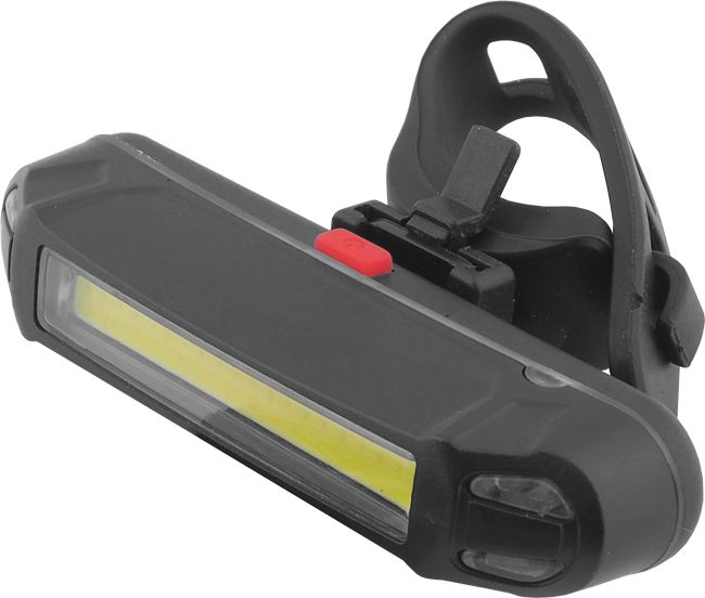 LTC Lampka rowerowa LED COB biało/czerwony 5 trybów świecenia (LXLL87)