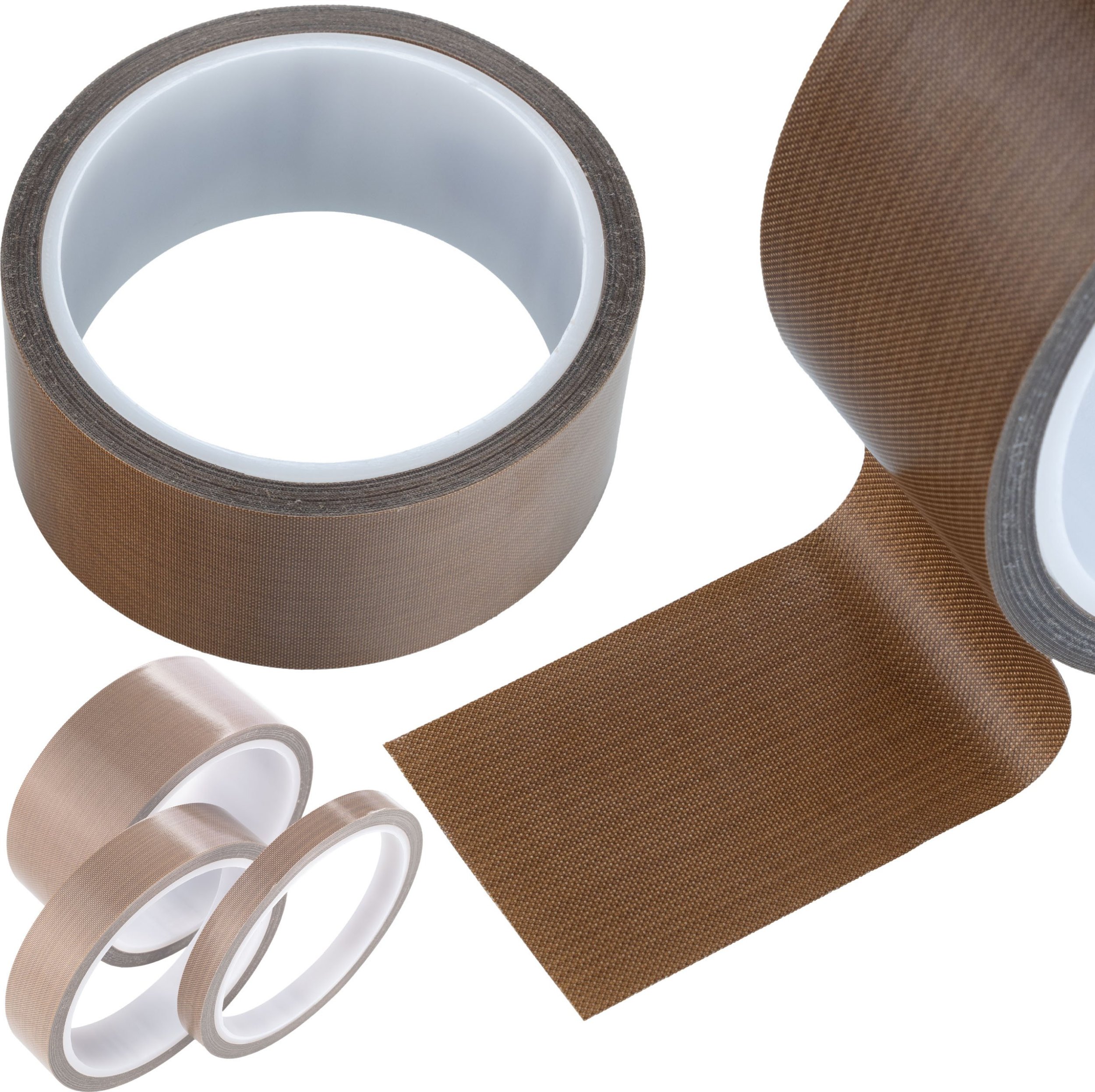 Rosfix TAŚMA TEFLONOWA OCHRONNA 300C Z KLEJEM DO ZGRZEWARKI 10M 0,18MM 100MM HQ