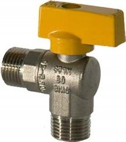 IDMAR Zawór kulowy do gazu kątowy GZ/GZ 1/2" (DN15); KG015011.8080