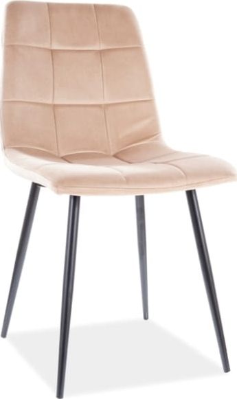 Signal Krzesło MILA VELVET beżowe