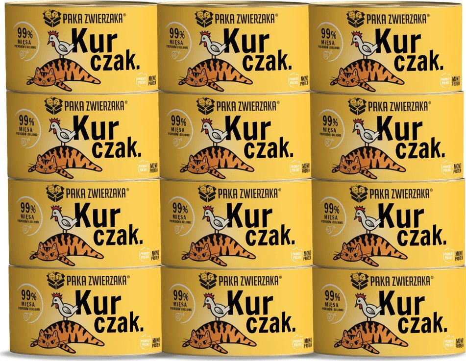 Paka Zwierzaka Paka Zwierzaka- karma mokra kurczak 12x200g