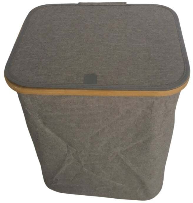BASKET LAUNDR DOMOLETTI 33X33X34.5CM TEX
