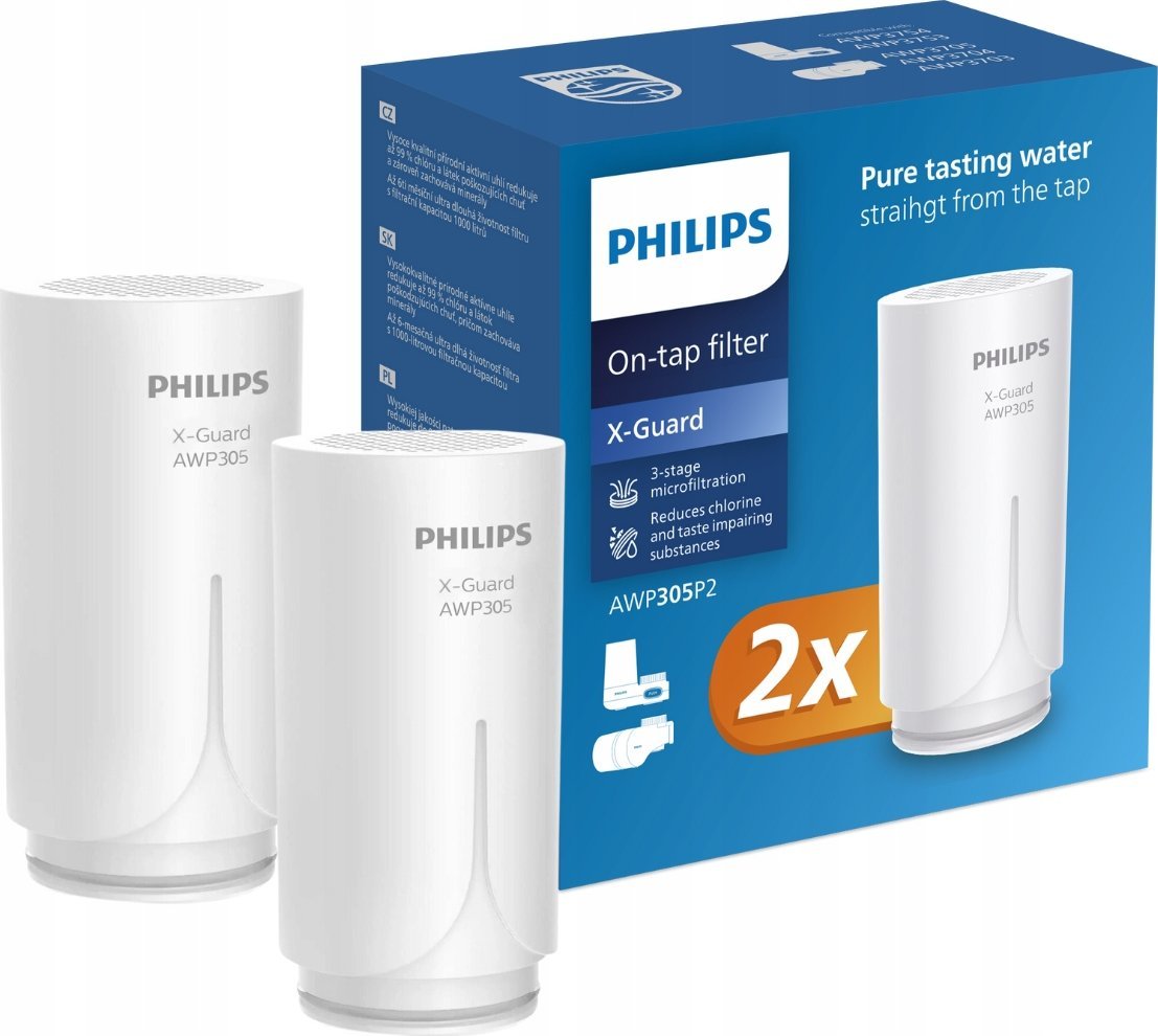 Hama PHILIPS FILTR NAKRANOWY Z ZESTAWEM 2 FILTRÓW AWP305P2/10