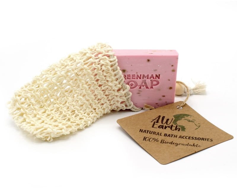 Naturalne woreczki na mydło - Sizal