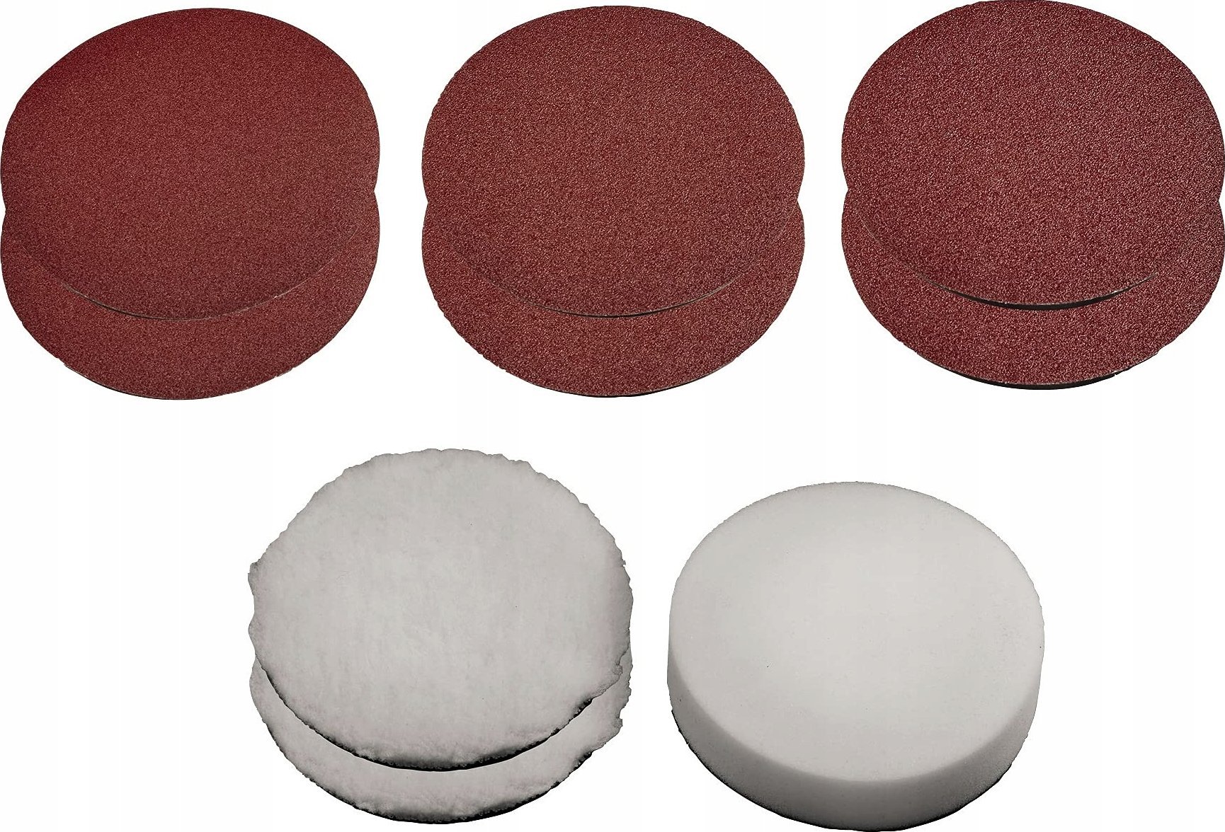 Einhell Einhell polishing hood / grinding wheel set, for CC-PO 1100/150 E, grinding / polishing agent (150mm, 9 pieces)