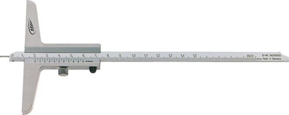 HELIOS PREISSER Głębokościomierze z igłą pomiar.150mm HP