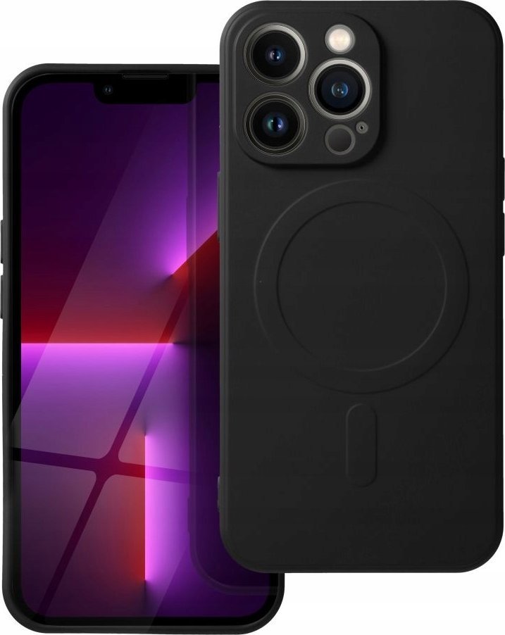 OEM Futerał SILICONE MAG COVER kompatybilny z MagSafe do IPHONE 15 czarny