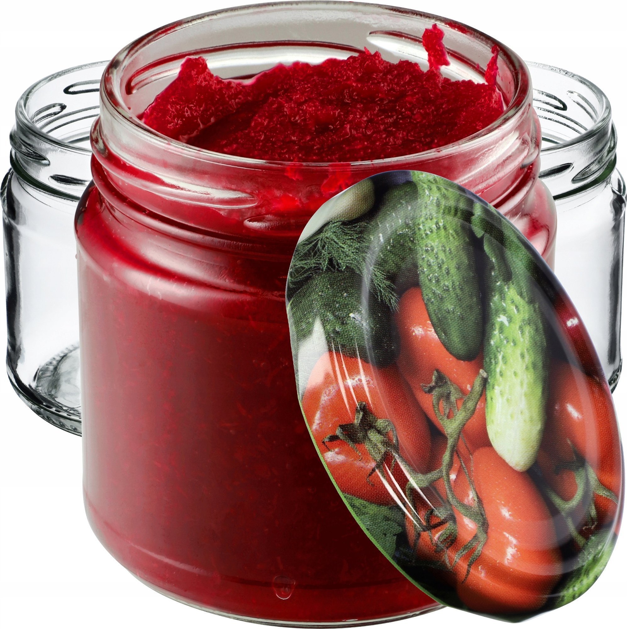 Kadax 100x Słoik 200ml + Zakrętka fi66 Na Przetwory Dżem