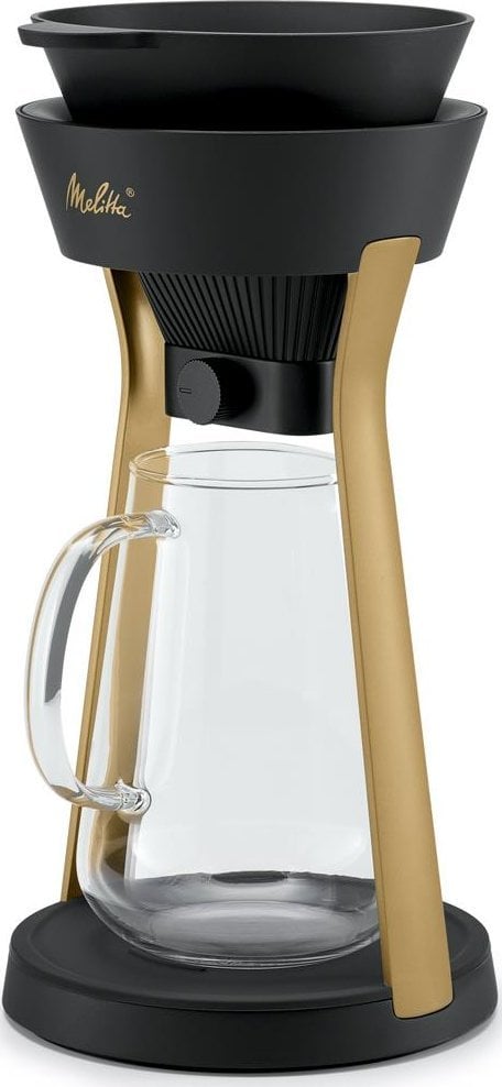 Melitta Melitta - AMANO Czarno-złoty - Stacja z dripperem do parzenia kawy