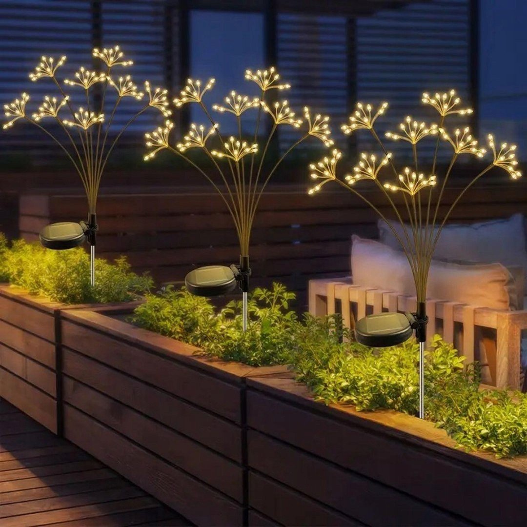 STL-7275-60 LAMPA SOLARNA DMUCHAWIEC DRZEWKO FAJERWERKI 72CM 60 LED SASKA GARDEN