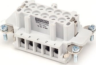 Emas Wsad żeński do pokrywy metalowej, 10 pin, 16 A T0-EB010CP00