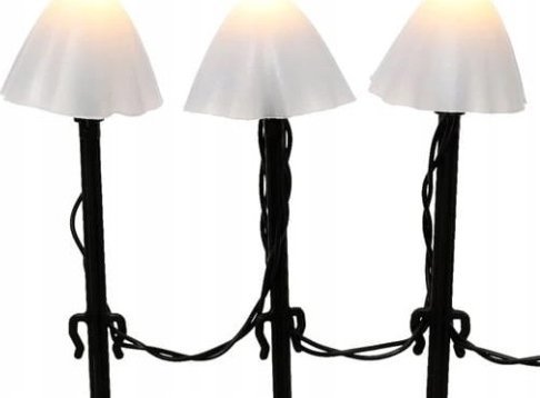 Lampki choinkowe Kaemingk Lampki dekoracyjne LED na baterie grzybki 20x380 cm
