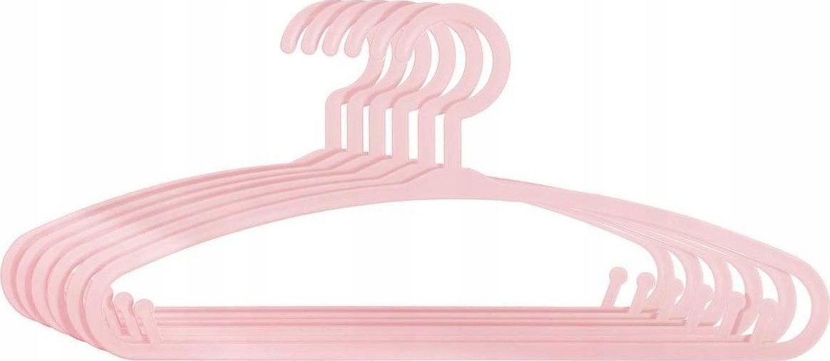 Atmosphera Komplet wieszaków na ubrania, 6 sztuk w kolorze różowym
