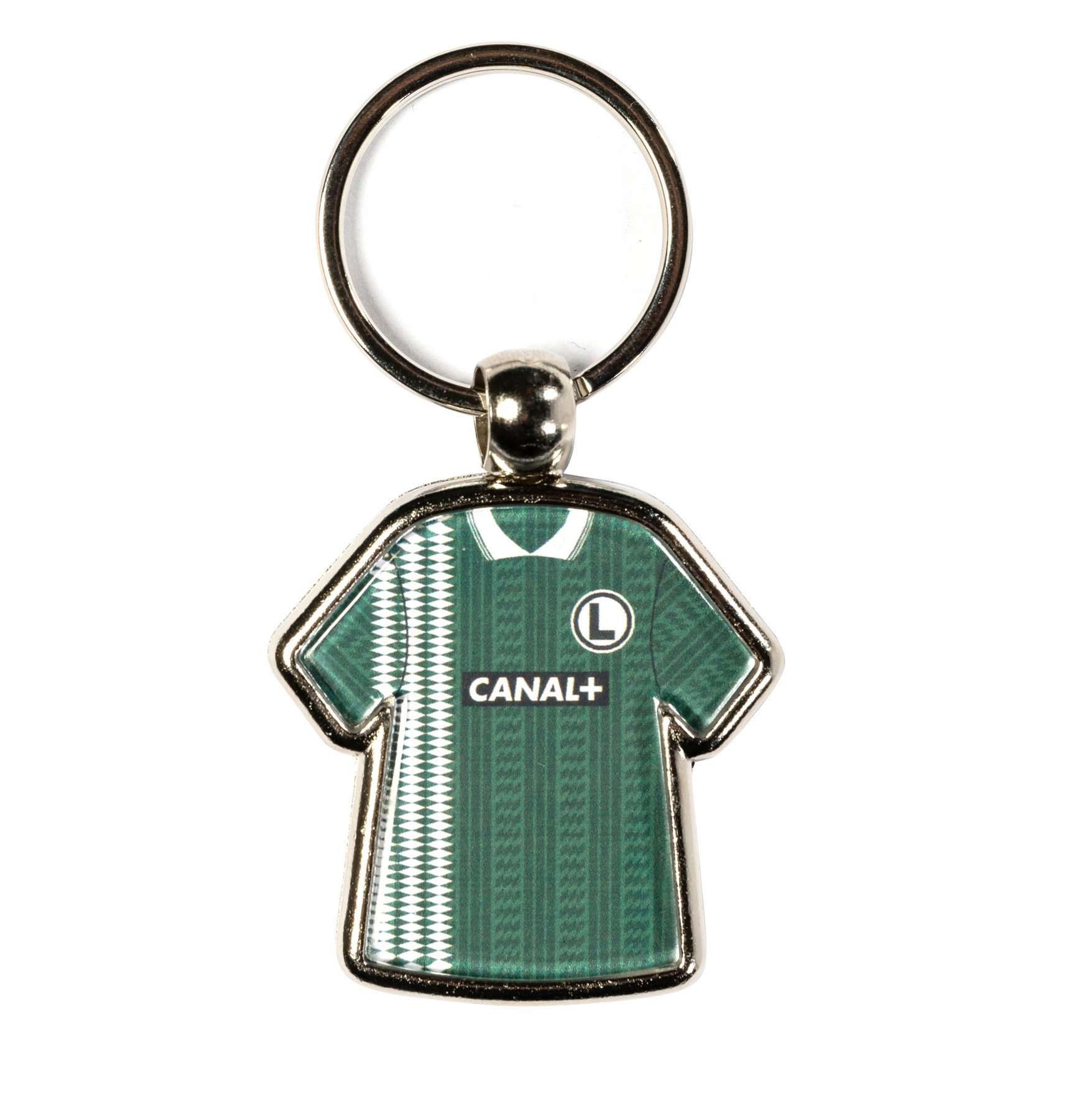 Legia Warszawa brelok breloczek KOSZULKA DOMOWA RETRO CANAL+ 1995/1996