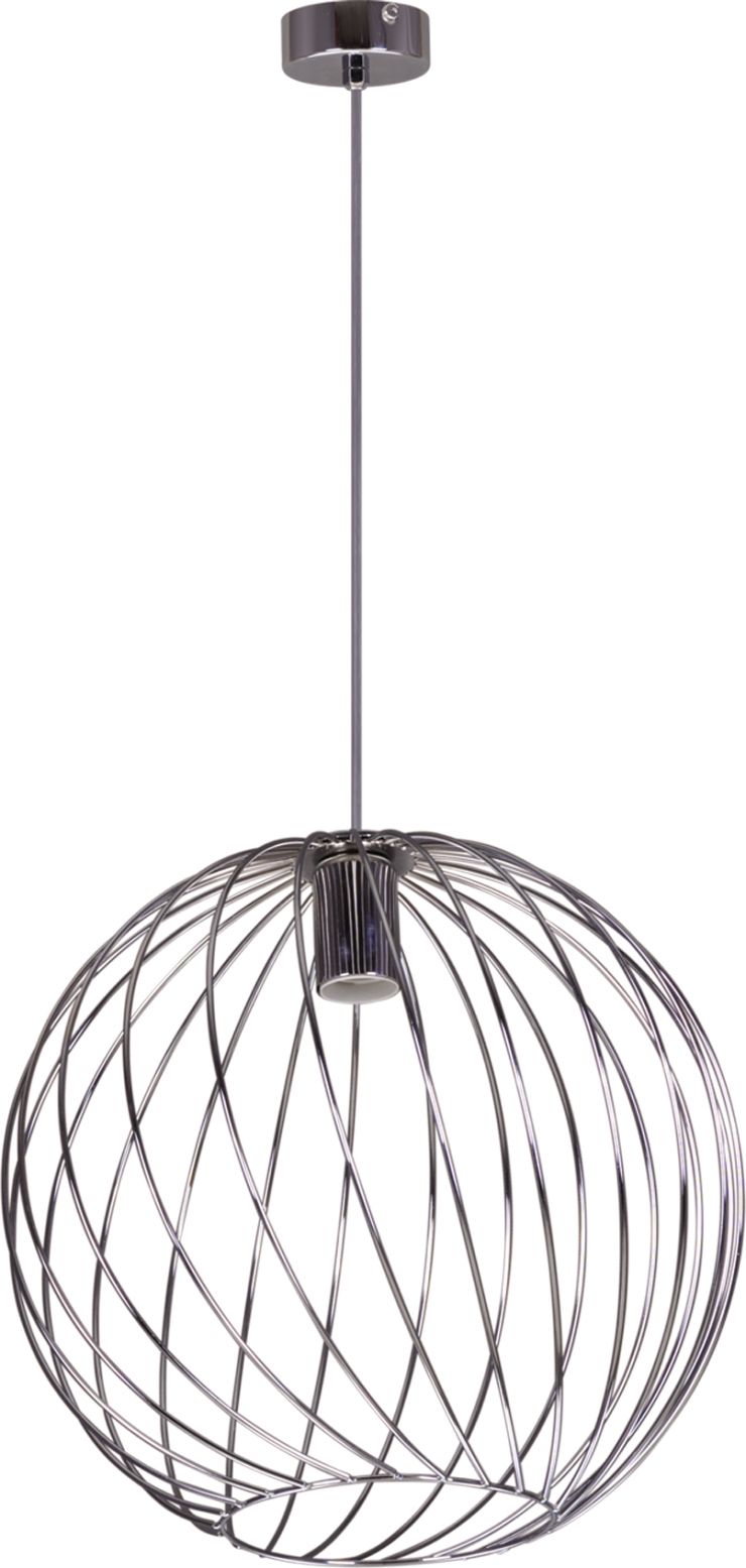 Lampa wisząca KAJA OŚWIETLENIE Lampa wisząca kula MODENA K-4285 chrom D E27 Kaja