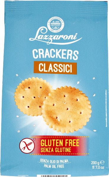 Krakersy Crackers Senza Glutine Classici 200g - Lazzaroni