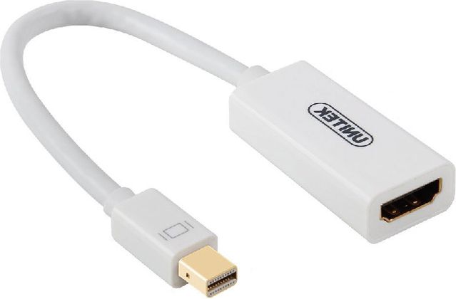 Adapter AV Unitek DisplayPort Mini - HDMI biały (Y-6331)