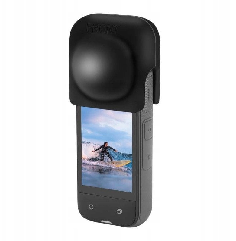 PULUZ silicone lens cover for Insta360 X4 (black)