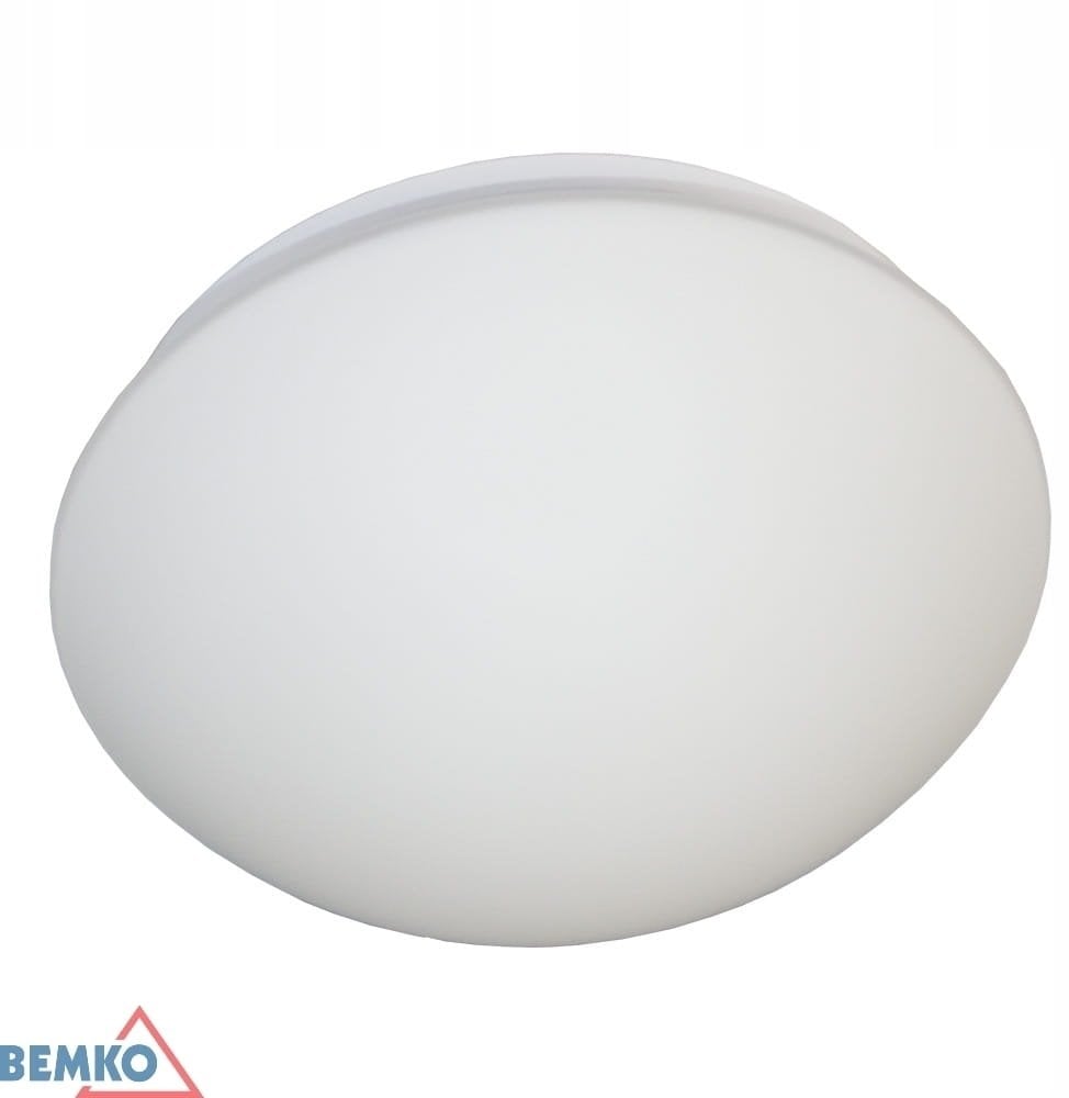 Lampa sufitowa Bemko Plafon czujnik mikrofalowy 1X60W E27 IP44 FI-28 szkło + PC C38-ST72-140G-MS