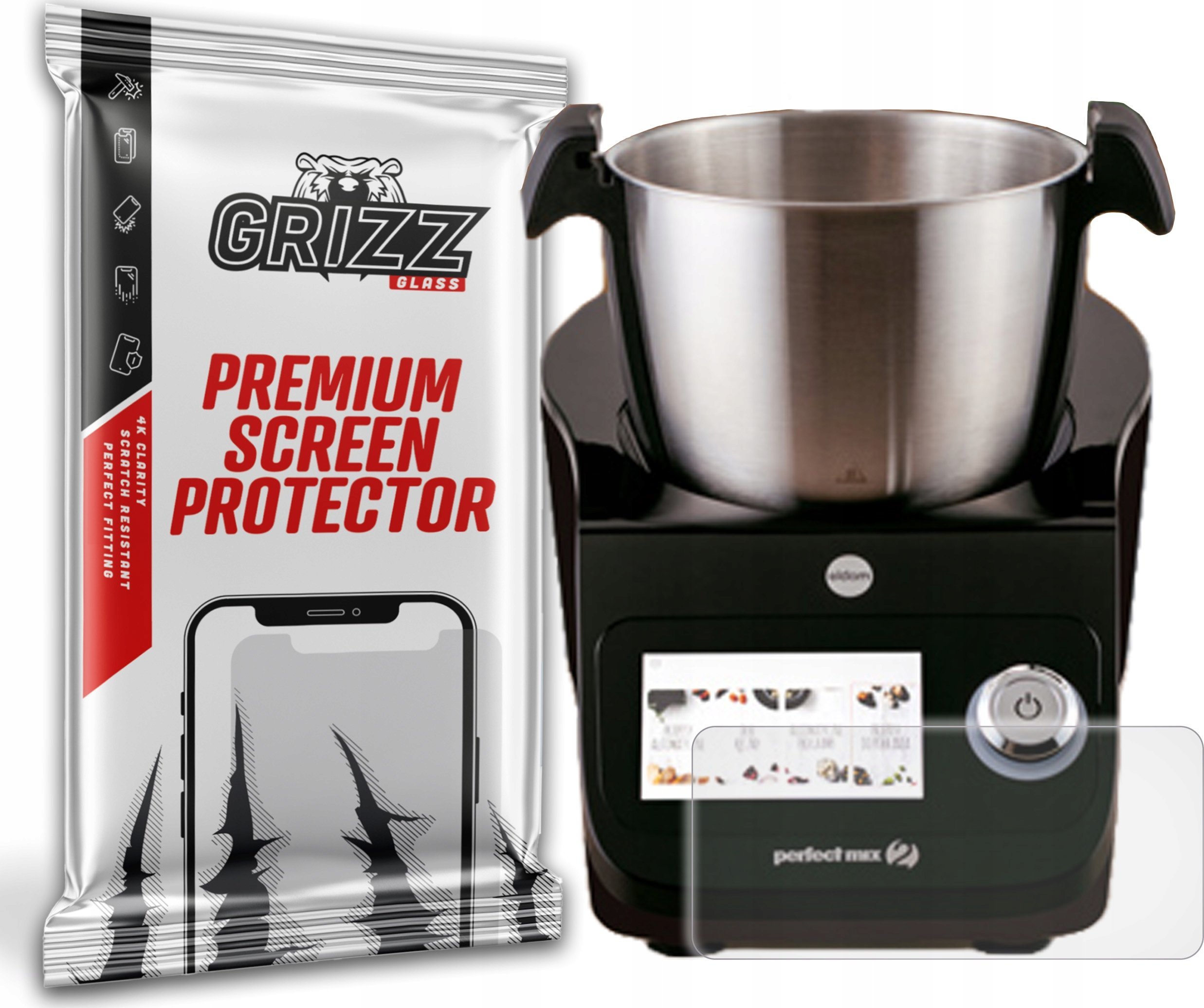 GrizzGlass Folia matowa GrizzGlass PaperScreen do Eldom MFC2506 Perfect MIX2