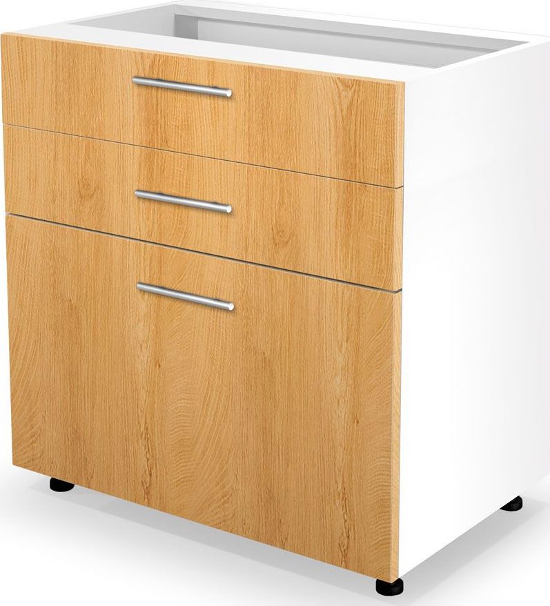 Elior Szafka kuchenna dolna z szufladami dąb miodowy Limo 11X