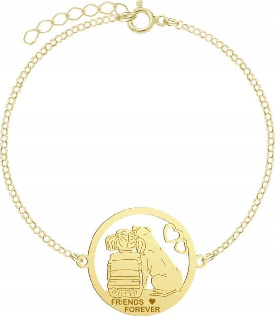 Radziszewska Jewellery Pozłacana bransoletka FRIENDS FOREVER - DOG