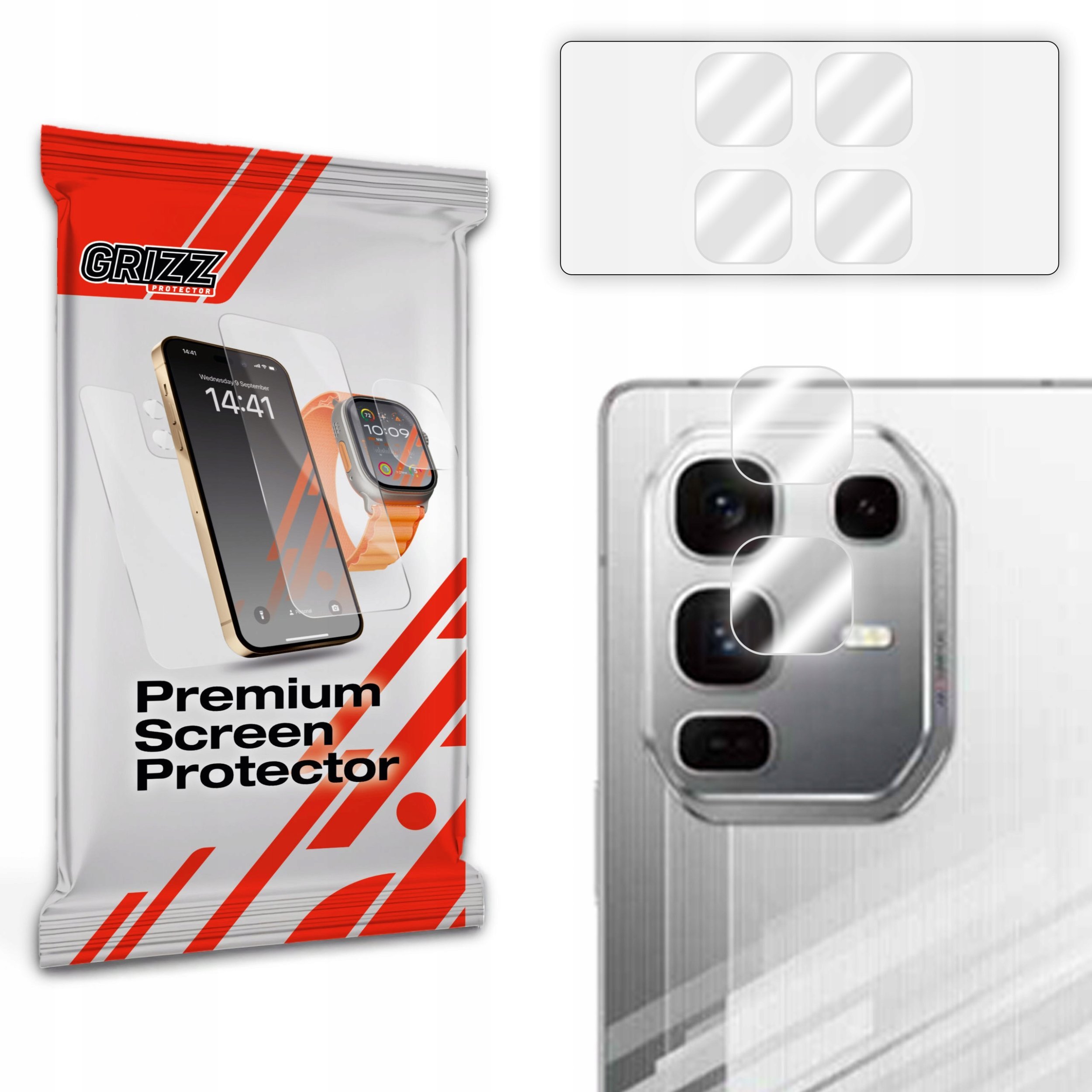 Szkło na aparat GrizzGlass HybridGlass Camera do Infinix Note 50 Pro Plus