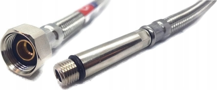 Wąż do pralki i zmywarki ARKAINSTALACJE Wąż baterii 3/8" 600mm Arka Duro-Flex DF-294753 38BAT-L50-600mm w oplocie ze stali nierdzewnej