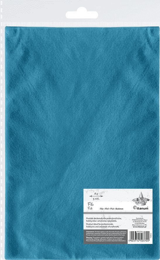 Titanum Filc A3 lazurowy 5szt