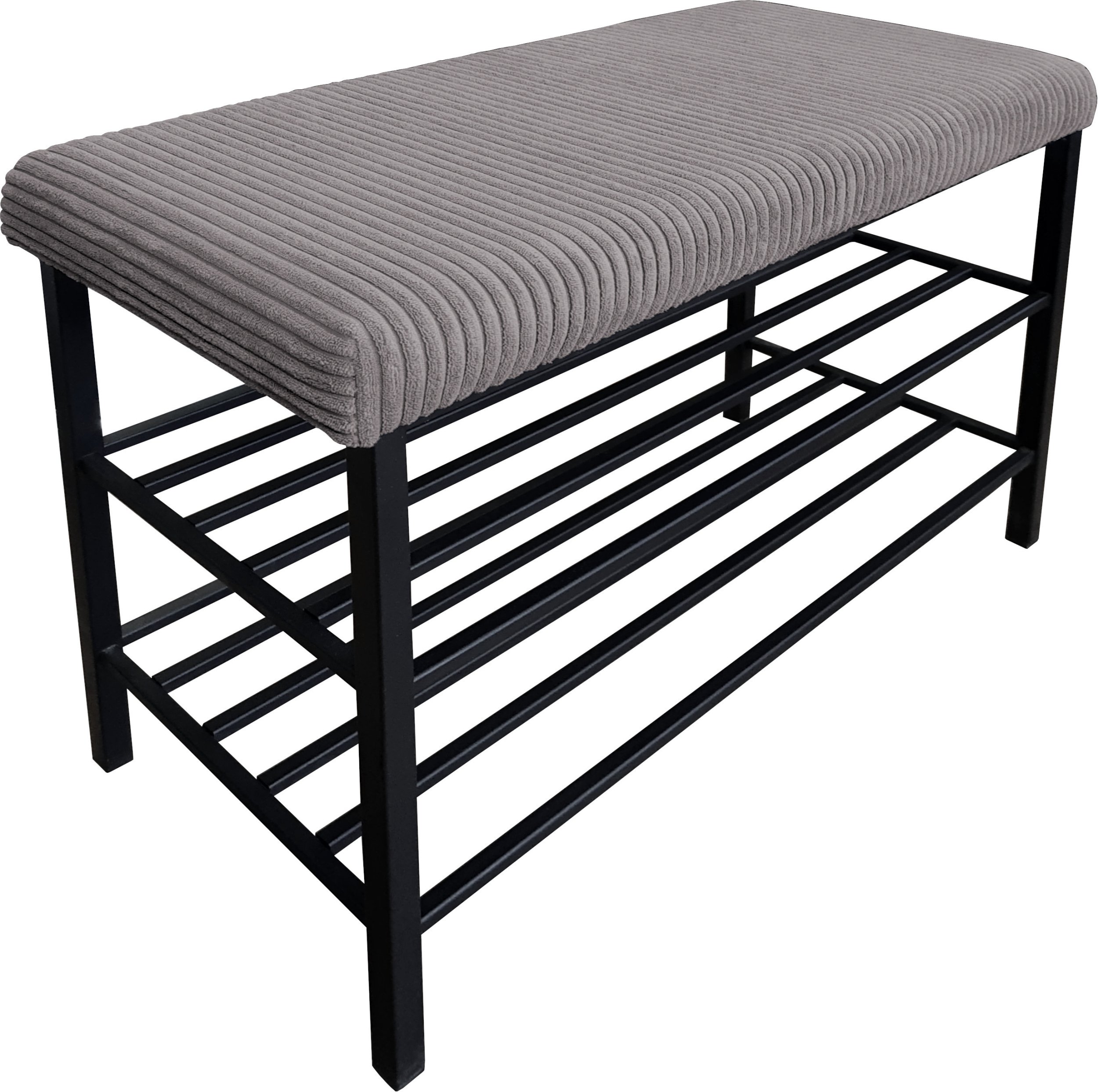 Szafka na buty Regał Półka stelaż czarny POSO 22