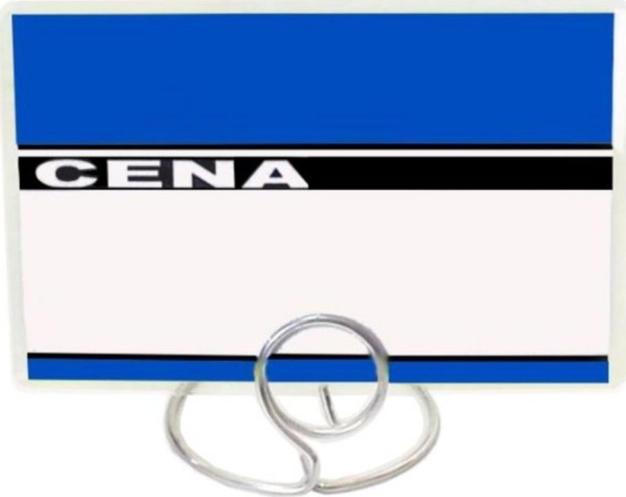 StudioCen Cenówki,etykiety laminowane 60x95 NIEBIESKIE 50szt.