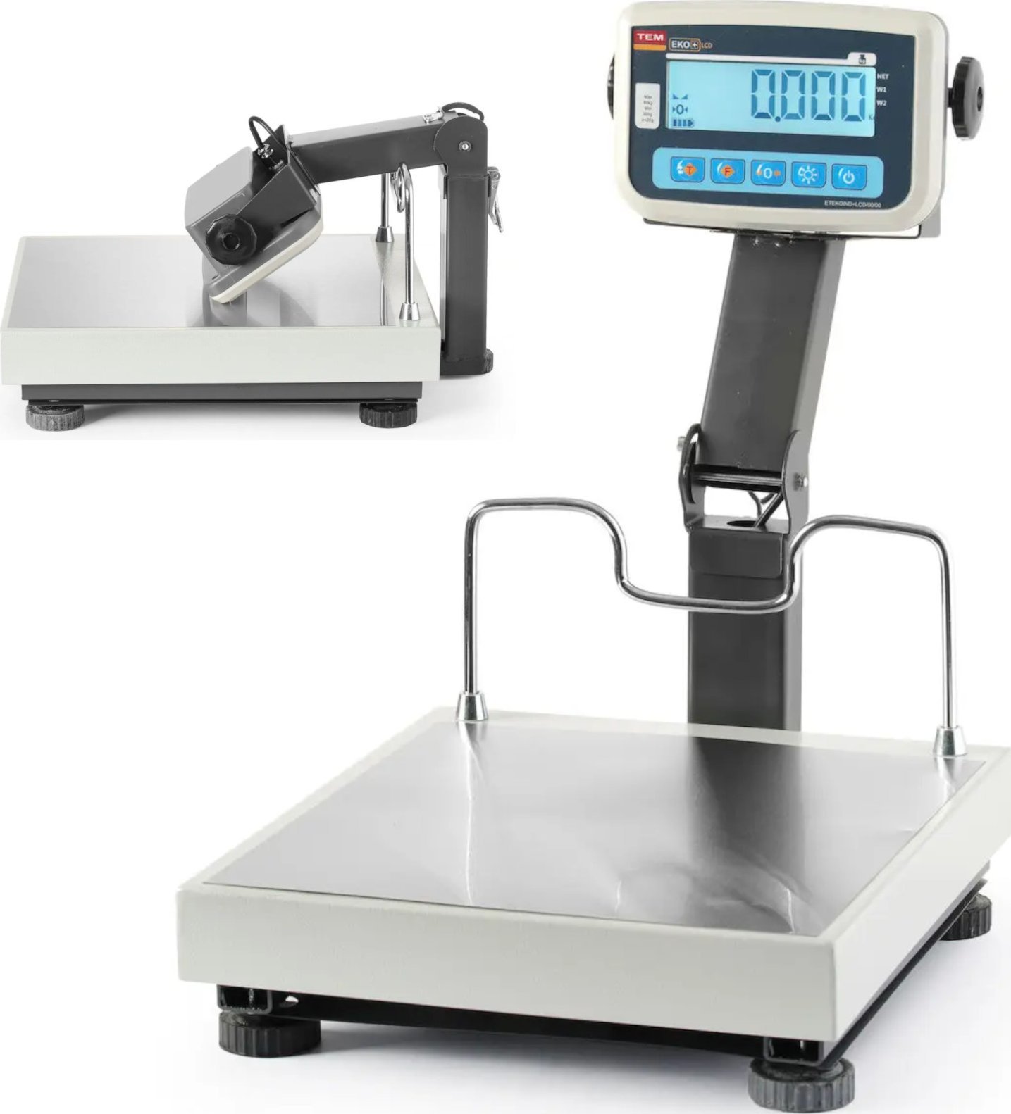 TEM Waga platformowa ze składanym wysięgnikiem i legalizacją M EKO+ 60 kg 350x400 mm Waga platformowa ze składanym wysięgnikiem i legalizacją M EKO+ 6