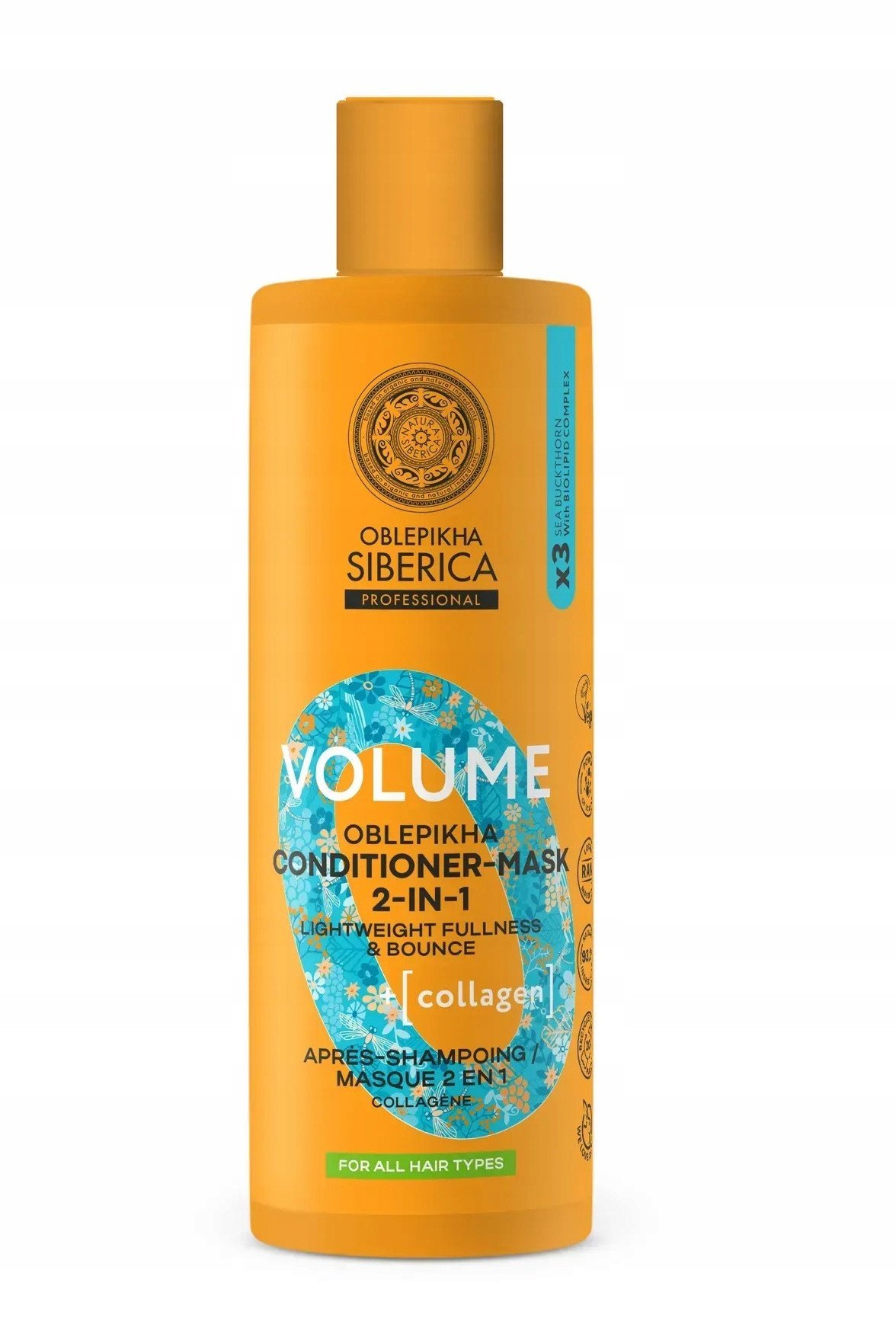 SIBERICA PROFESSIONAL_Oblepikha Volume Conditioner-Mask 2in1 odżywka i maska 2w1 ??do wszystkich rodzajów włosów 400ml