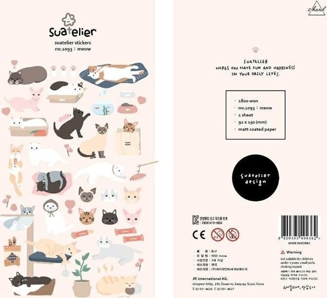 Susy Card Naklejki ozdobne Kotki