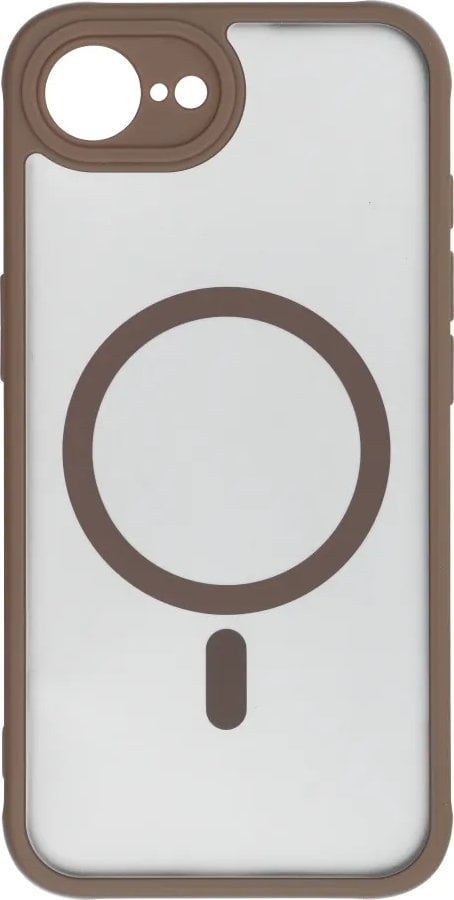 Futerał FULL MATTE MAG COVER kompatybilny z MagSafe do IPHONE SE 2025 brązowy
