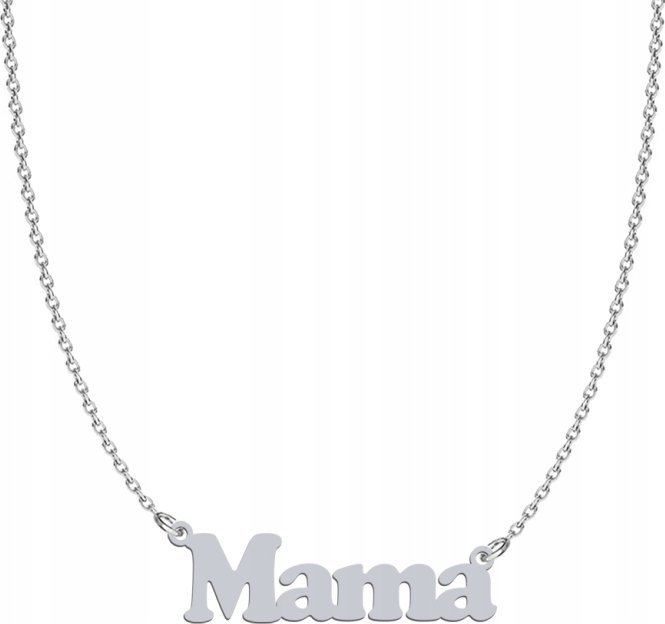 Radziszewska Jewellery Naszyjnik MAMA srebro925 Dedykacja DZIEŃ MAMY