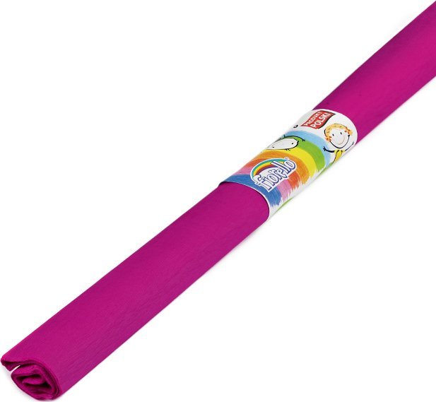 Fiorello BIBUŁA MARSZCZONA CIEMNORÓŻOWA -