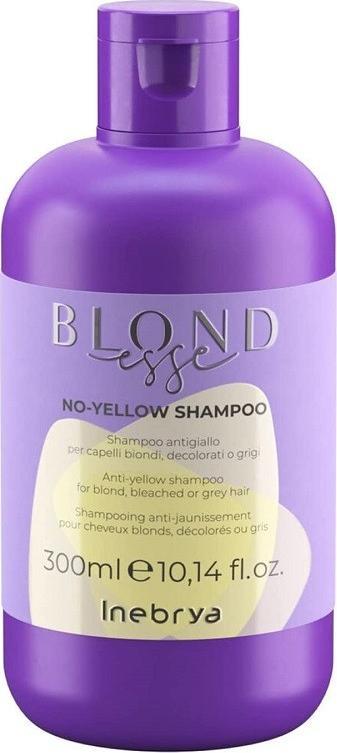 Inebrya INEBRYA_Blondesse No-Yellow Shampoo szampon do włosów blond, rozjaśnionych, z pasemkami i siwych 300ml