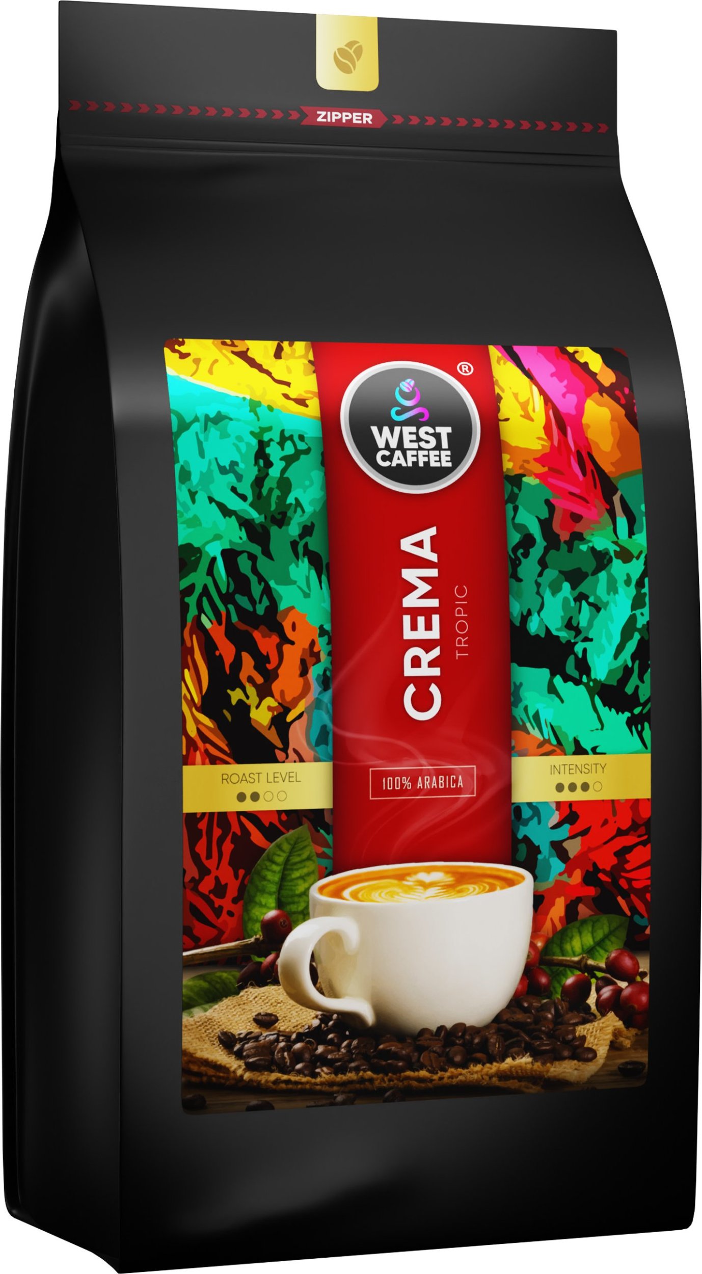 Kawa ziarnista West Caffee Crema Tropic