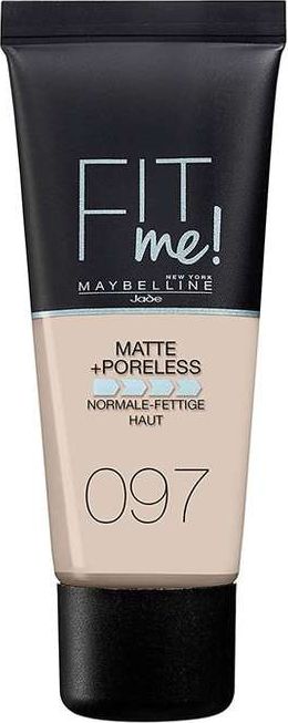 Maybelline Podkład do twarzy Fit Me Matte&Poreless Foundation 97 Natural Porcelain 30ml