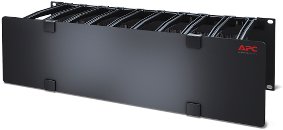 APC 3U Horizontal Cable Manager 6 Fingers top and bottom