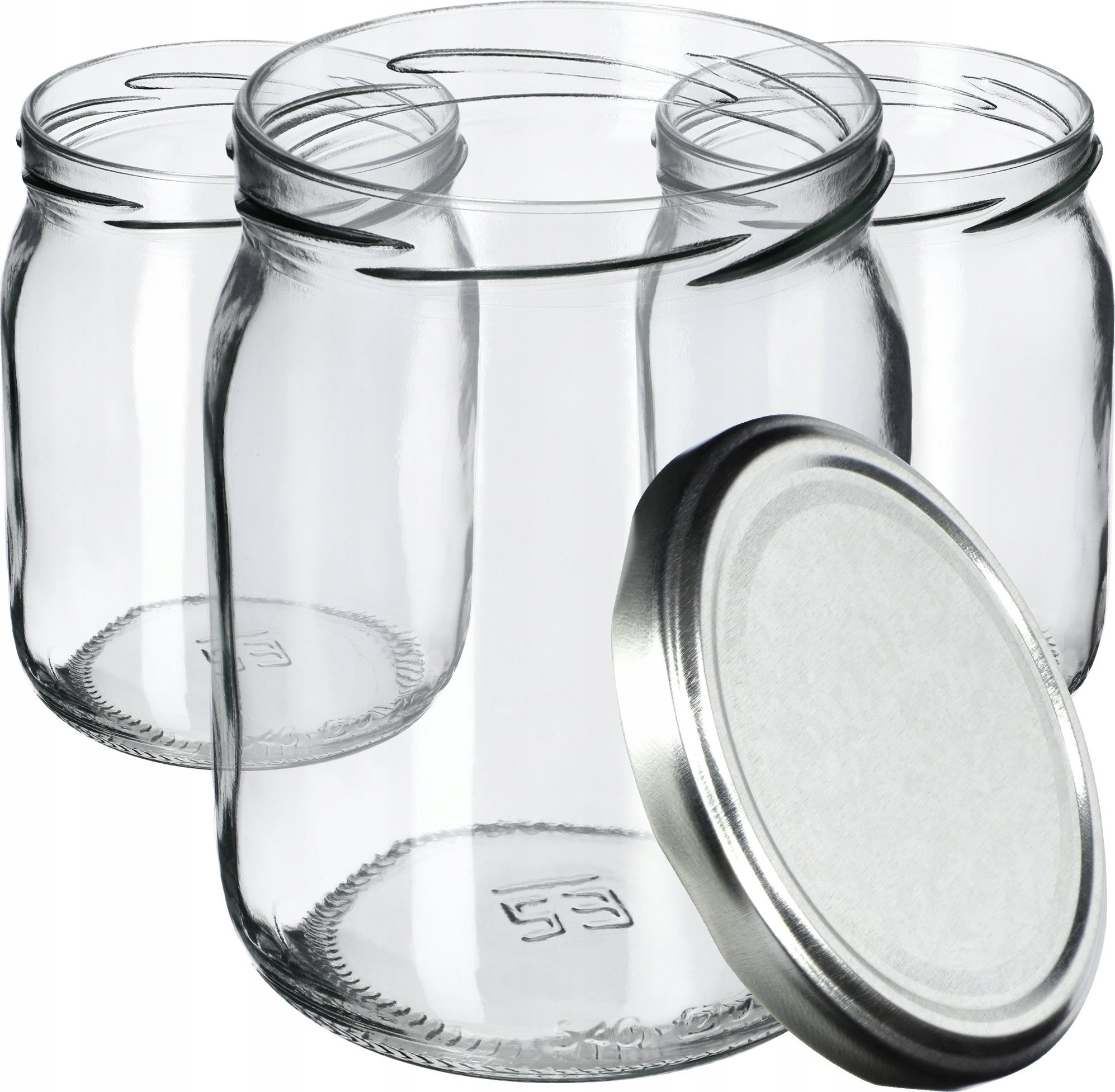 Kadax 8x Słoik Szklany 540ml Słoiki Dżem + Wieczko fi82