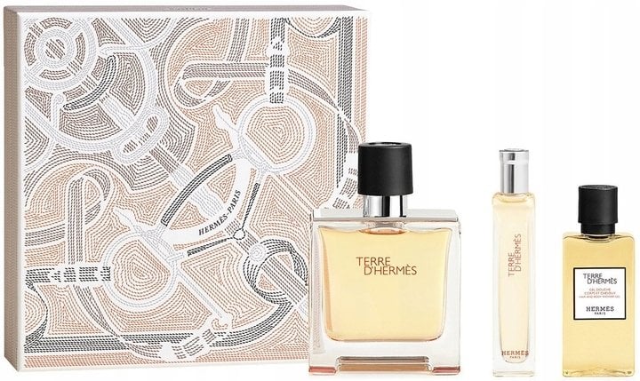 Hermès Terre D'hermes Żel Pod Prysznic 40Ml + Miniaturka 15Ml + Parfum - 75Ml