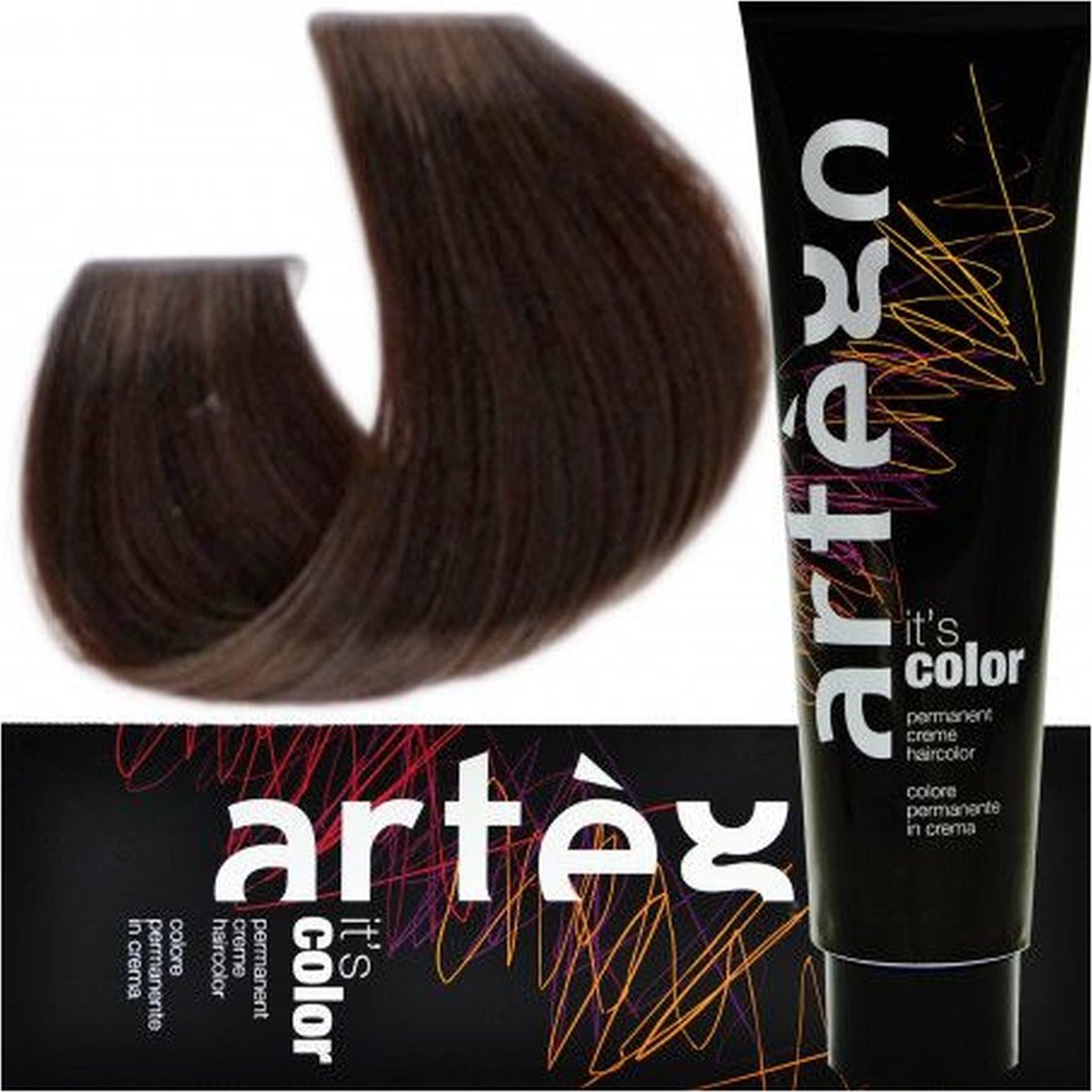 Artego Its Color Farba do włosów w kremie 150ml Ciemny Popielaty Blond ( 6.1 - 6A)