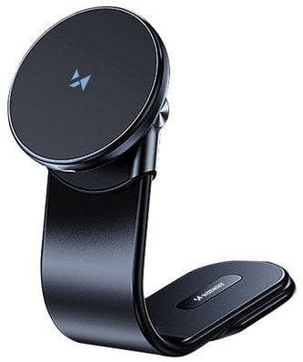 Uchwyt samochodowy Wozinsky WCZ2Y2S magnetyczny z ładowarką indukcyjną 15W MagSafe do samochodu na kokpit - czarny