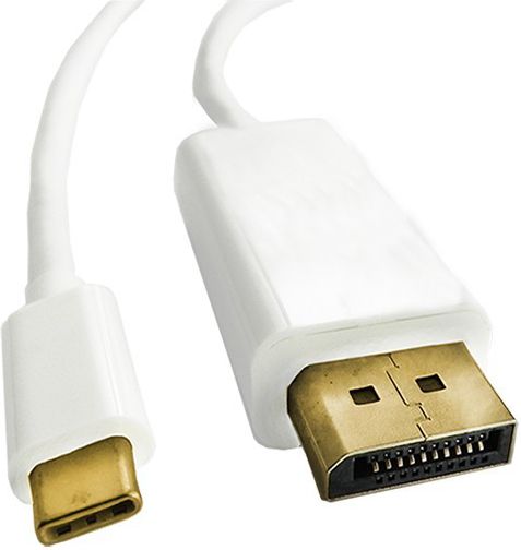 Kabel USB Qoltec USB-C - 1 m Biały (50412)