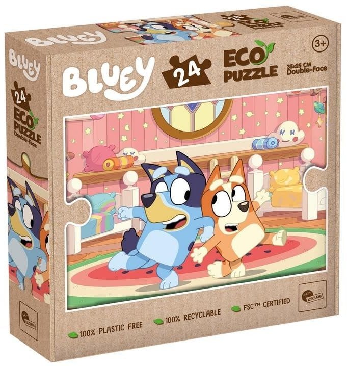 LISCIANI PUZZLE EKO DWUSTRONNE BLUEY 24 EL.