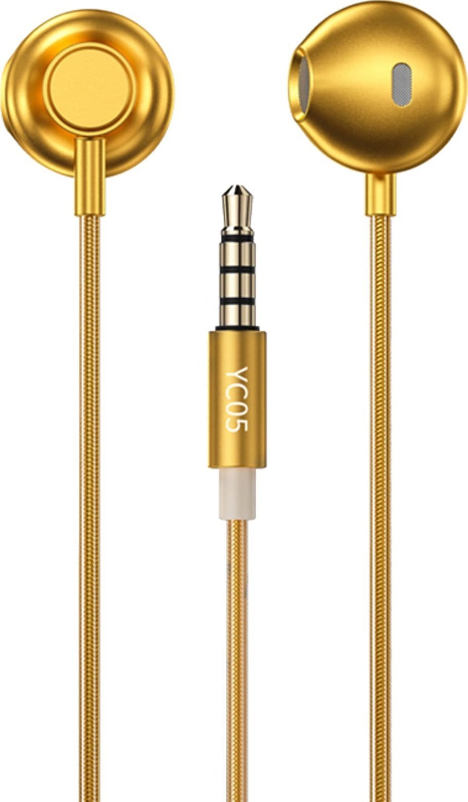 Słuchawki Wekome WEKOME YC05 Sakin Series - Słuchawki przewodowe jack 3,5 mm (Złoty)
