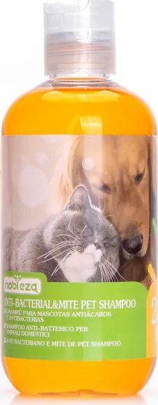 Nobleza Szampon antybakteryjny i przeciw roztoczom dla zwierząt Szampon antybakteryjny i przeciw roztoczom dla zwierząt